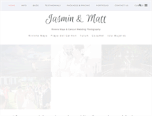 Tablet Screenshot of jasminandmatt.com
